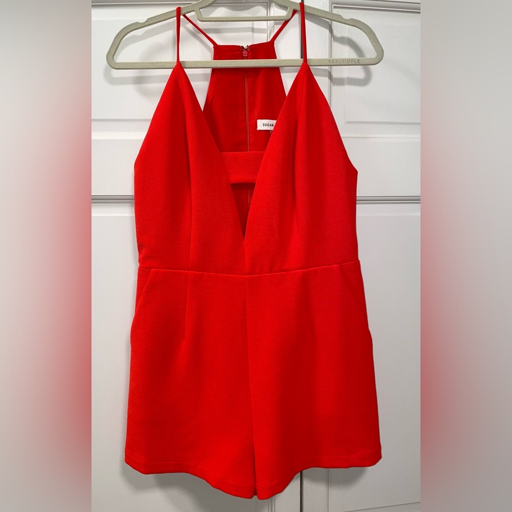 Boutique Red Romper